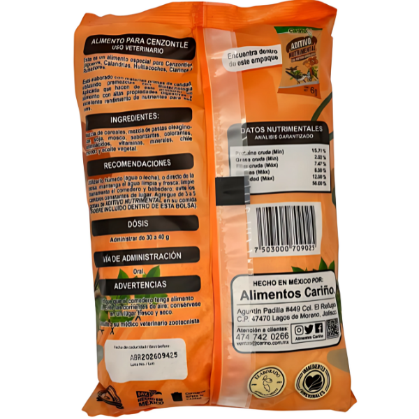 Alimento para Pajaros Zenzontle Vitaminado