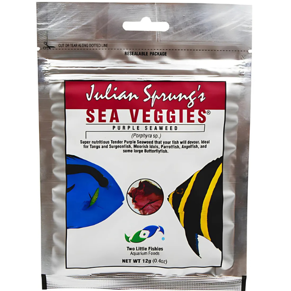 Alimento para Peces Marinos Sea Veggies Alga Morada Peces Marino Cirujano Two Little
