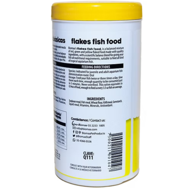 Alimento para Peces Tropicales Hojuelas Basicas