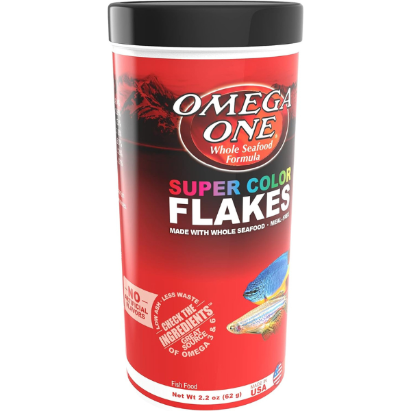 Alimento para Peces Tropicales Super Color Flakes Omega One 91481