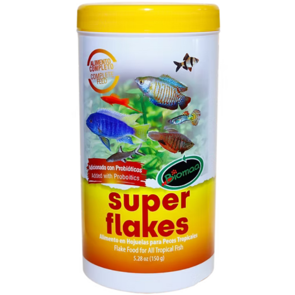 Alimento para Peces Tropicales Super Flakes Q815, Q816, Q817 Biomaa