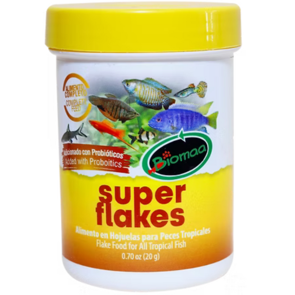 Alimento para Peces Tropicales Super Flakes Q815, Q816, Q817 Biomaa
