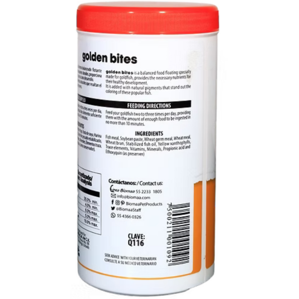 Alimento para Pez Japones Goldfish Golden Bites Biomaa