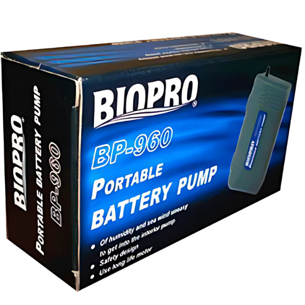Bomba de Aire de Pilas 1 Watts Biopro BP-960 para Emergencias