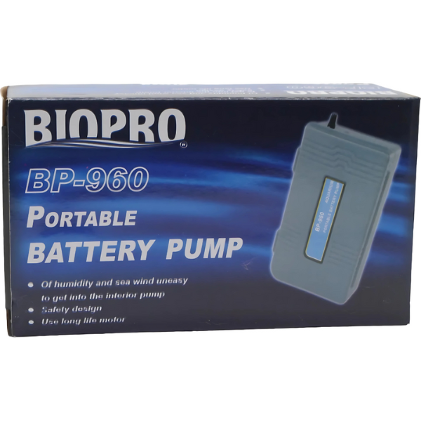 Bomba de Aire de Pilas 1 Watts Biopro BP-960 para Emergencias