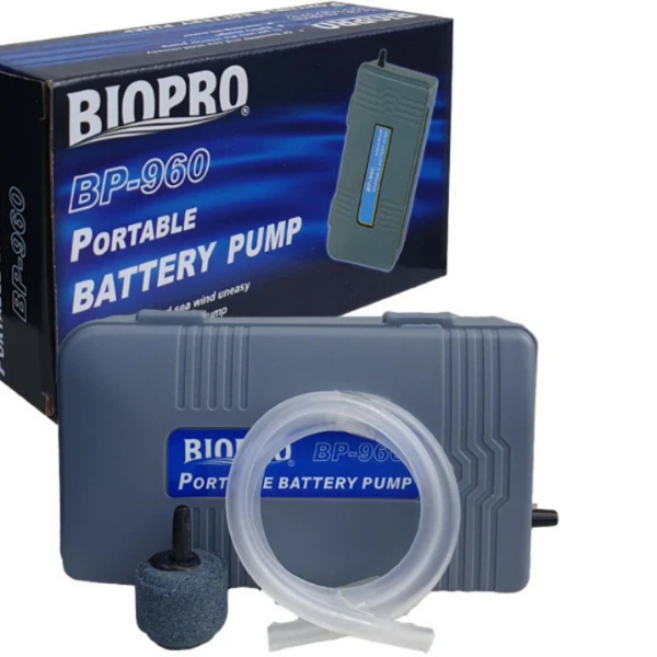 Bomba de Aire de Pilas 1 Watts Biopro BP-960 para Emergencias