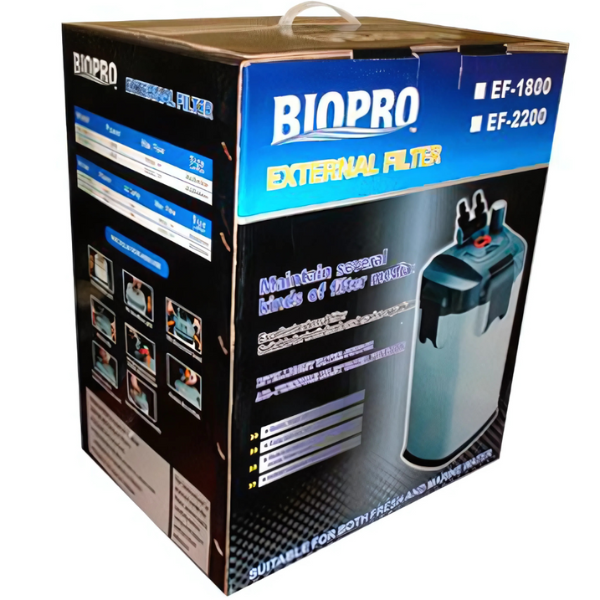 Filtro de Canasta EF-2200 Y UVF-200 Litros por Hora 45 Watts. Biopro