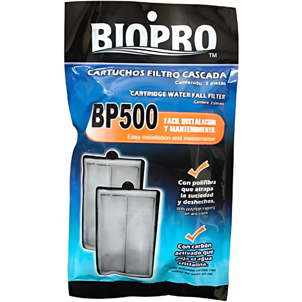 Repuesto De Filtro De Cascada Biopro Bp500CTD 2 Piezas por Paquete