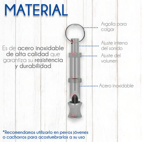 Silbato Entrenador Ultrasonico Para Adiestramiento De Perro