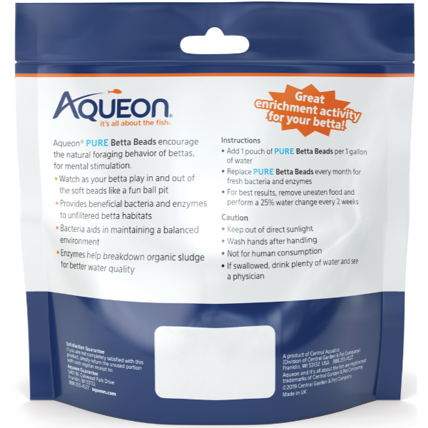Sustrato para Acuario con Bacteria Pure Betta Beads Perlas