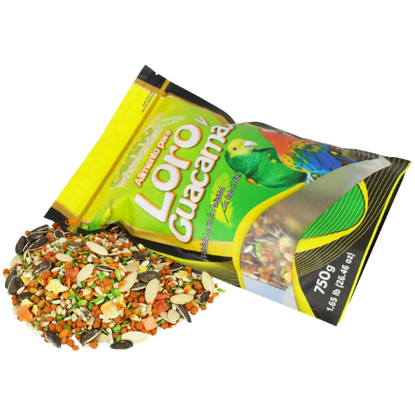 Alimento Completo para Loros Pericos Y Guacamayas Marca Cariño 750 Gr. CR9293