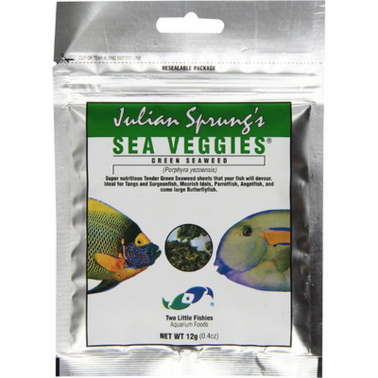 Alimento para Peces Marinos Sea Veggies Alga Verde Peces Marino Cirujano Two Little