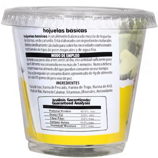 Alimento para Peces Tropicales Hojuelas Basicas