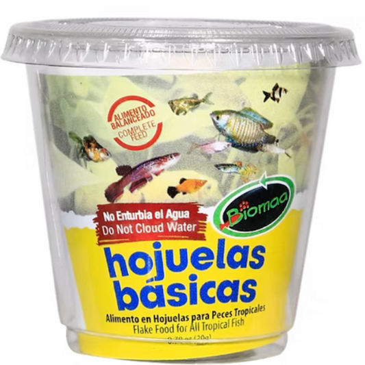 Alimento para Peces Tropicales Hojuelas Basicas