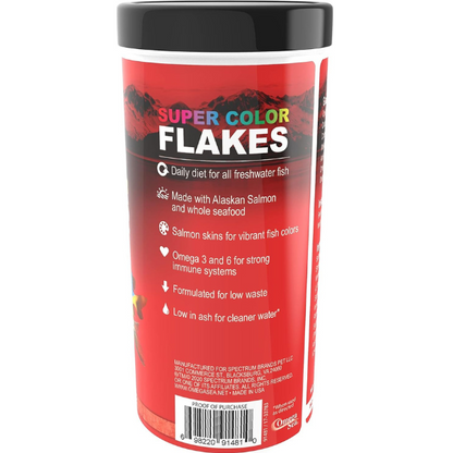 Alimento para Peces Tropicales Super Color Flakes Omega One 91481