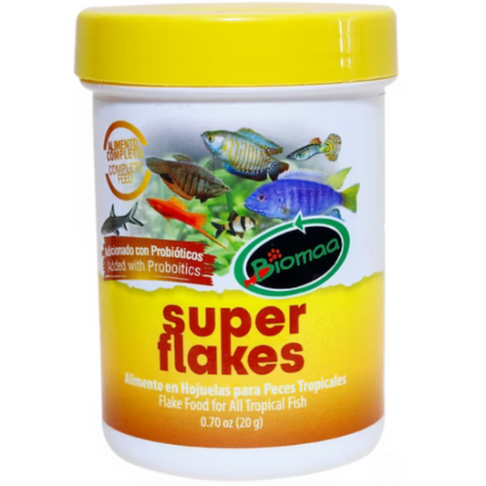 Alimento para Peces Tropicales Super Flakes Q815, Q816, Q817 Biomaa