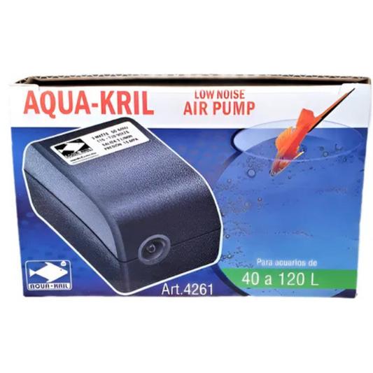Bomba Airadora Para Acuarios De 40 A 120 Litros Aqua-kril 4261