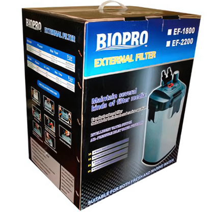 Filtro de Canasta EF-2200 Y UVF-200 Litros por Hora 45 Watts. Biopro