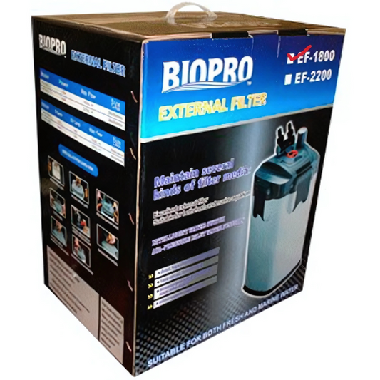 Filtro de Canasta EF-1800 Y UVF-1800 Litros por Hora 35 Watts. Biopro