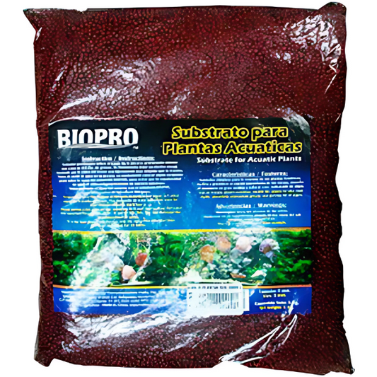 Sustrato Nutritivo Profesional Para Acuarios Biopro 2.5 Mil. Color Rojo