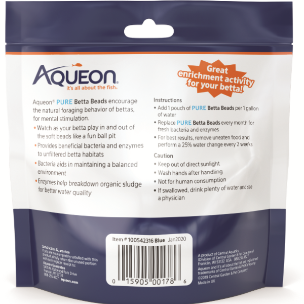 Sustrato para Acuario con Bacteria Pure Betta Beads Perlas