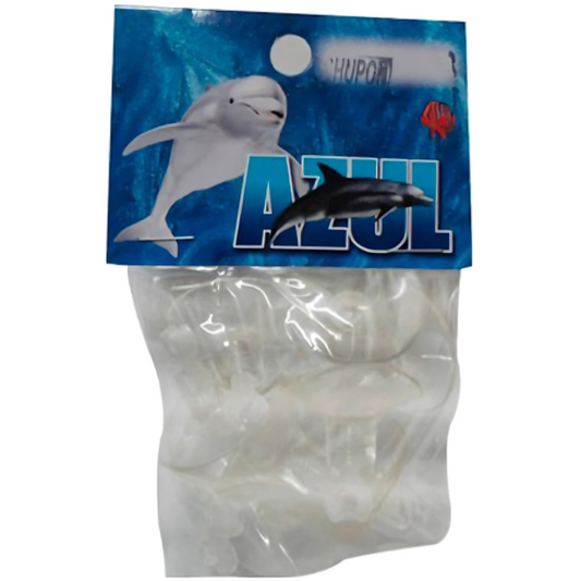 Ventosa o Chupon para Manguera 10 Piezas Azul Azchu10